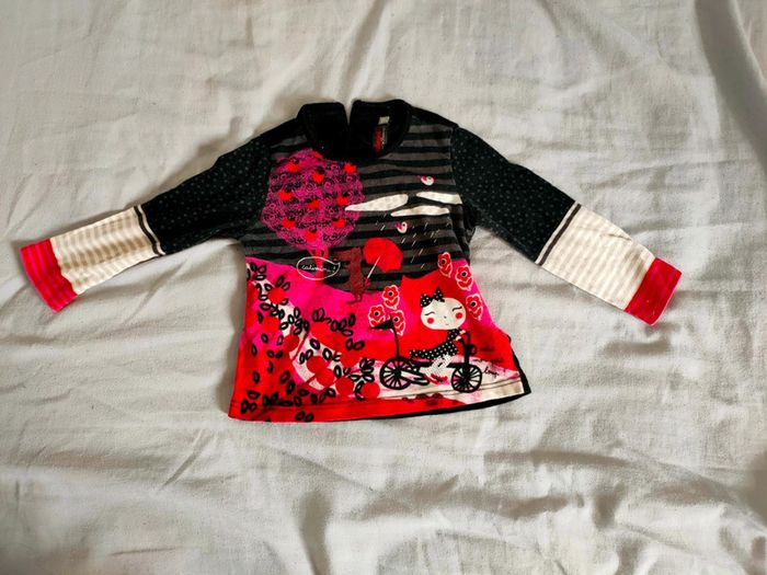 Lot de 2 T-shirt manches longues Catimini - photo numéro 4