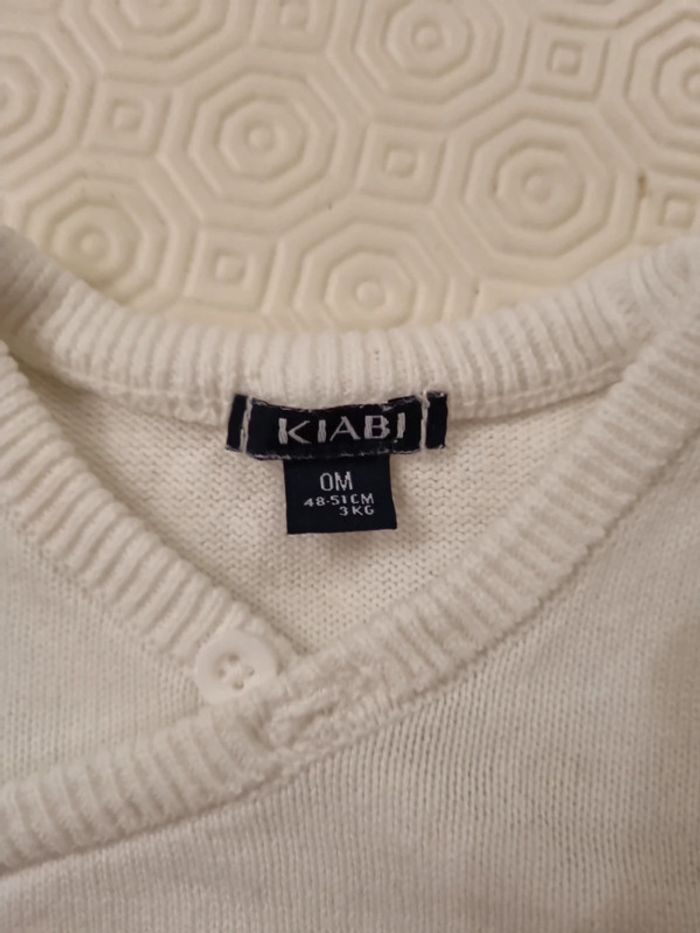 Gilet kiabi blanc - photo numéro 4
