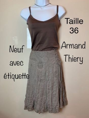 Jupe plissée mi longue - taille 36 - Neuve étiquette