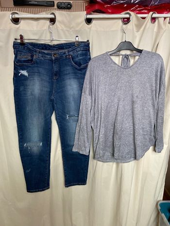 Ensemble jeans et pull