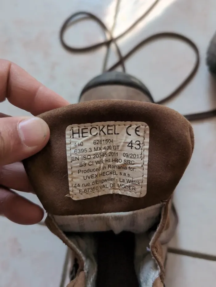 Chaussures de sécurité homme montante - photo numéro 3