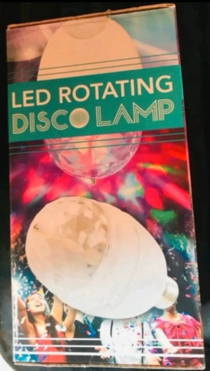 Lampe disco led rotative bon état pour soirée
