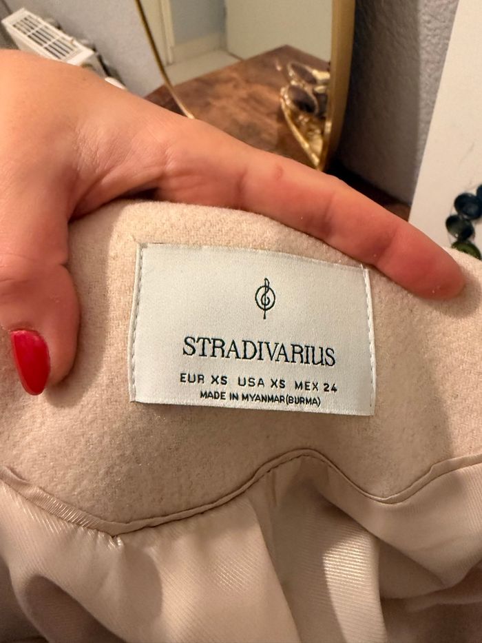 Manteau hiver beige stradivarius - photo numéro 2