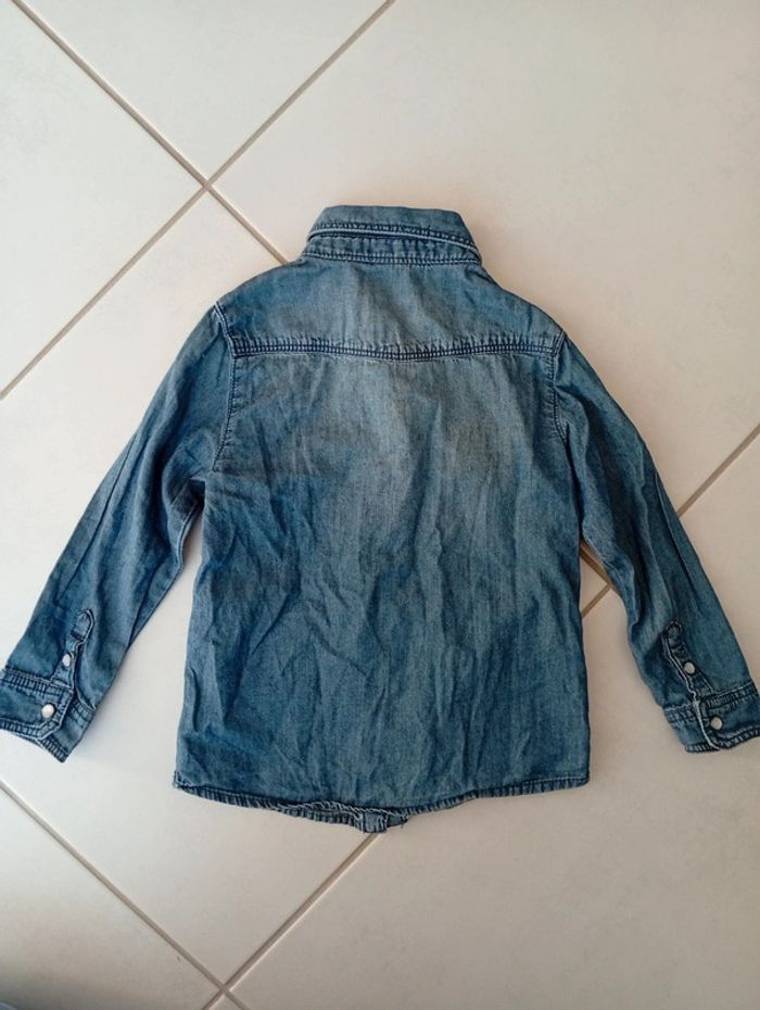 DPAM- chemise en jeans taille 4 ans - photo numéro 2