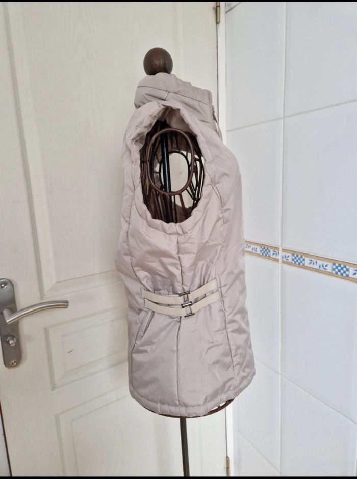 Doudoune sans manche beige femme basic one taille S/36 - photo numéro 3