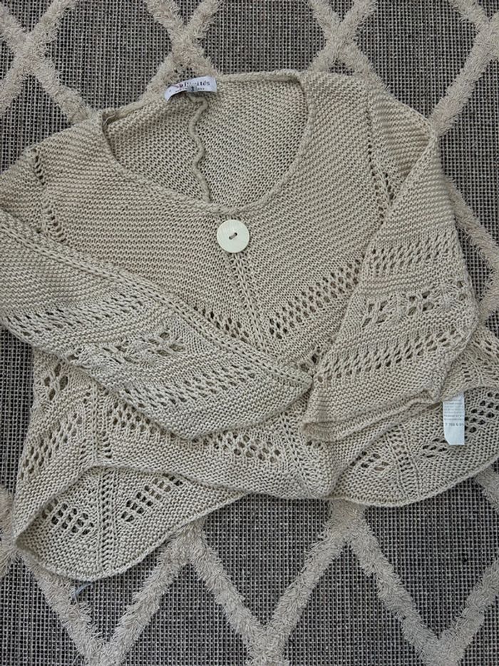 Top bohème en crochet tricot vintage - photo numéro 5