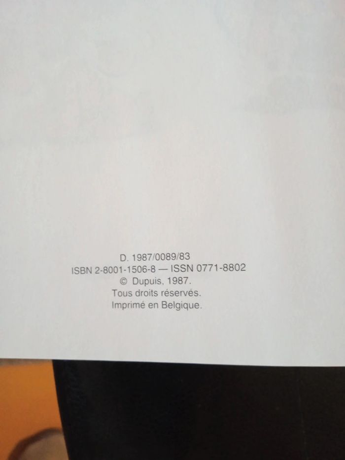 Bd album 21 des gags de Boule et Bill billets de Bill - photo numéro 4