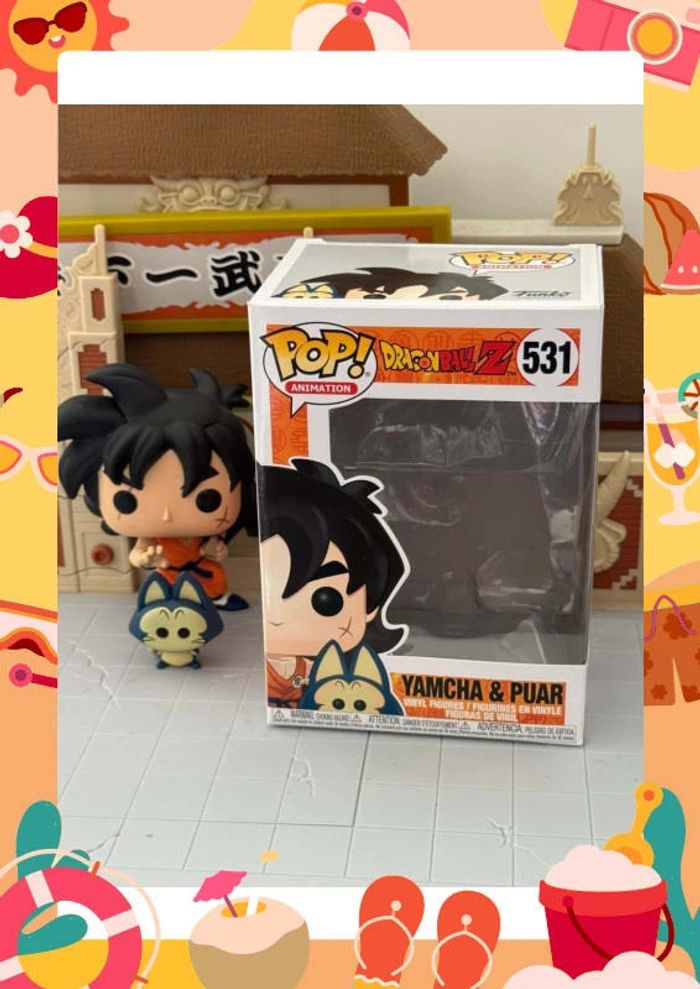 Funko pop Yamcha puar plume dragon ball z 531 - photo numéro 5