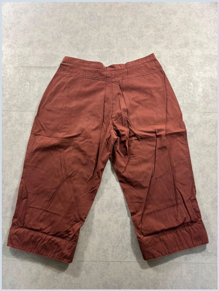 Pantacourt Adidas Vintage Bordeaux et vert Taille 42 - photo numéro 6