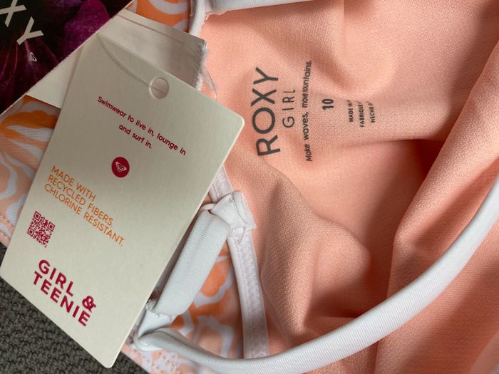 Maillot de bain une pièce Roxy 10 ans hibiscus - photo numéro 4