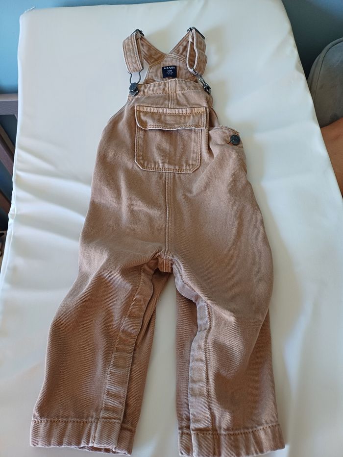 Salopette Kiabi 12 mois jean camel