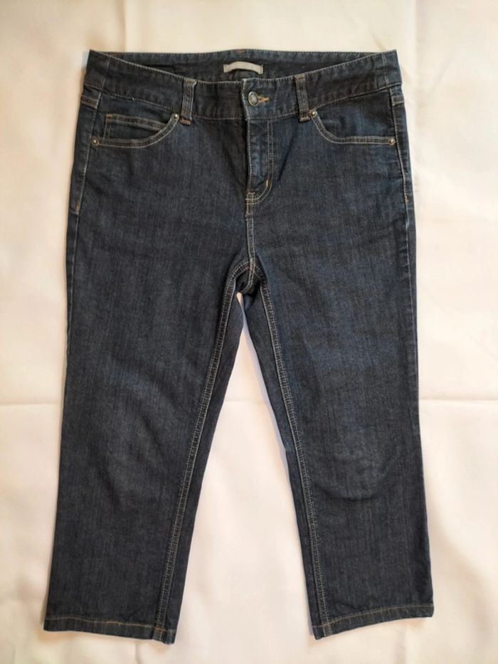 Pantacourt en jeans 3 Suisses Taille 40 - photo numéro 6