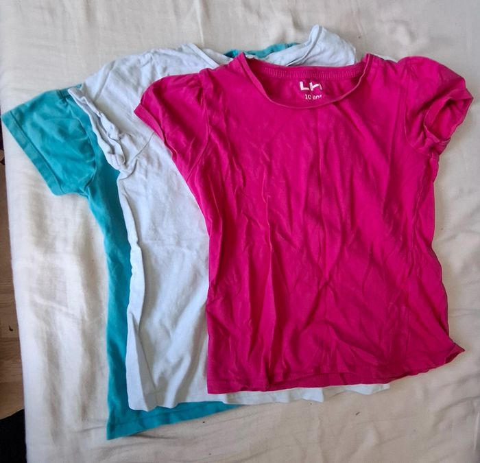 Lot de 3 tee shirts manches courtes