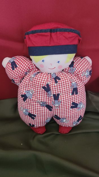 Poupée Hochet corolle chiffon marin 30 cm