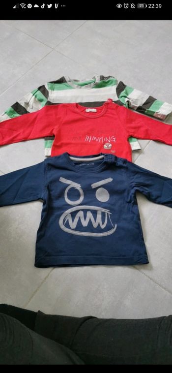 Lot Tee shirts 6 mois garçon