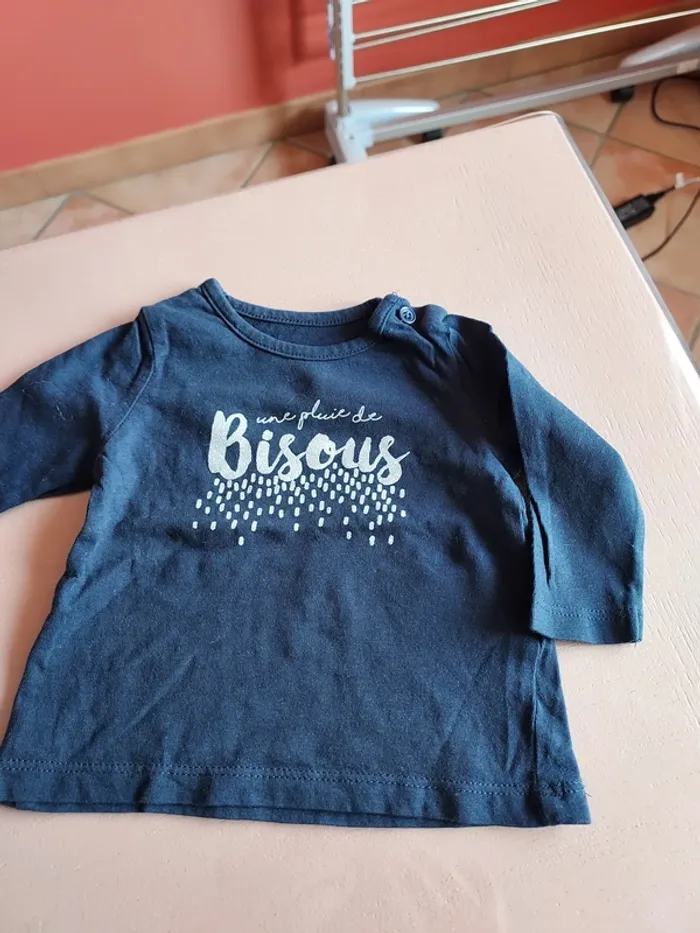 lot 5 tee shirt manches longues 3 mois - photo numéro 2