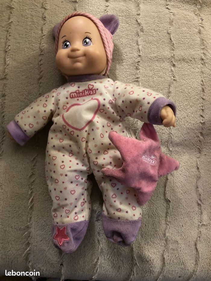 Poupon veilleuse musicale et lumineuse Minikiss Smoby - photo numéro 3