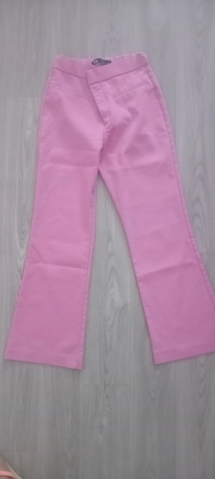 Pantalon zara rose S - photo numéro 2