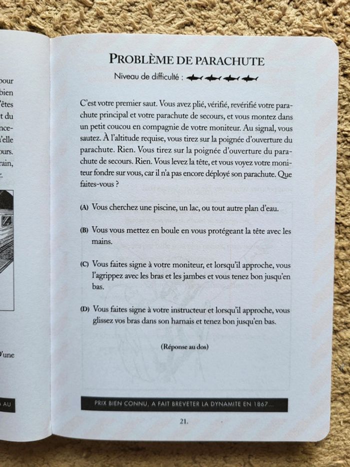 Livre Scénario catastrophe ! Questions de survie de Joshua Piven – Guide pratique insolite - photo numéro 9