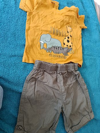 Ensemble tee shirt et short