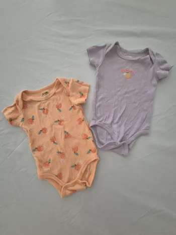 Bodies manches courtes Kiabi 56-62 cm