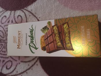 Chocolat de dubai moment pistache