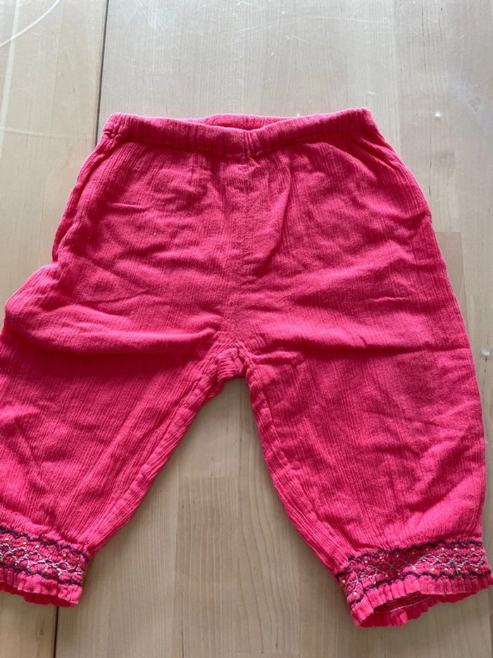 Lot de 6 leggings fille 12 mois multimarque - photo numéro 12