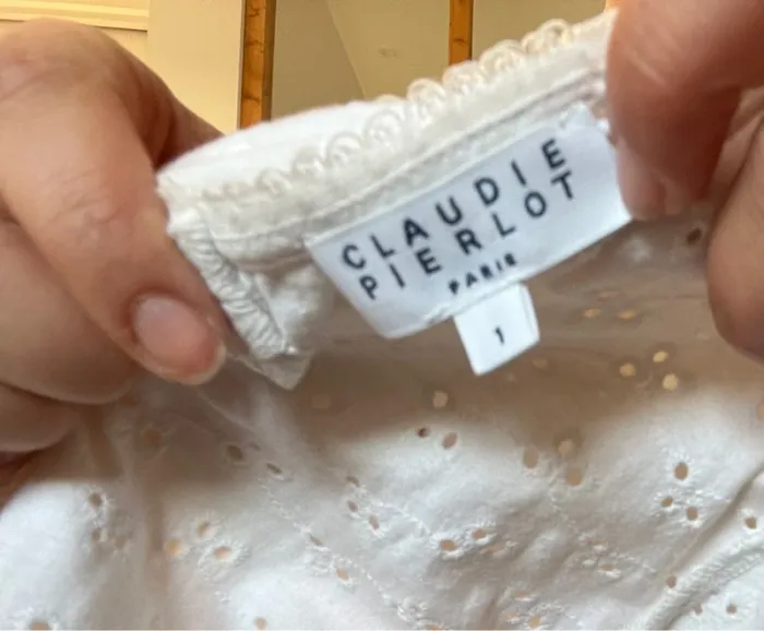 Top blanc dos nu claudie pierlot - photo numéro 4