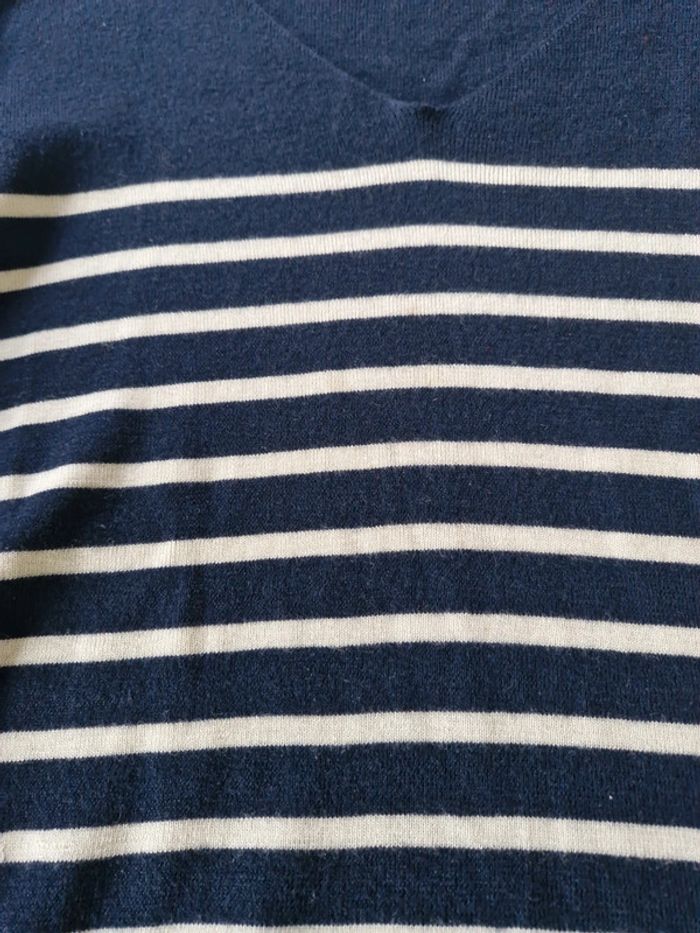 Pull marinière Pure laine - photo numéro 2