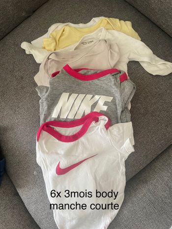 Lot body manche court