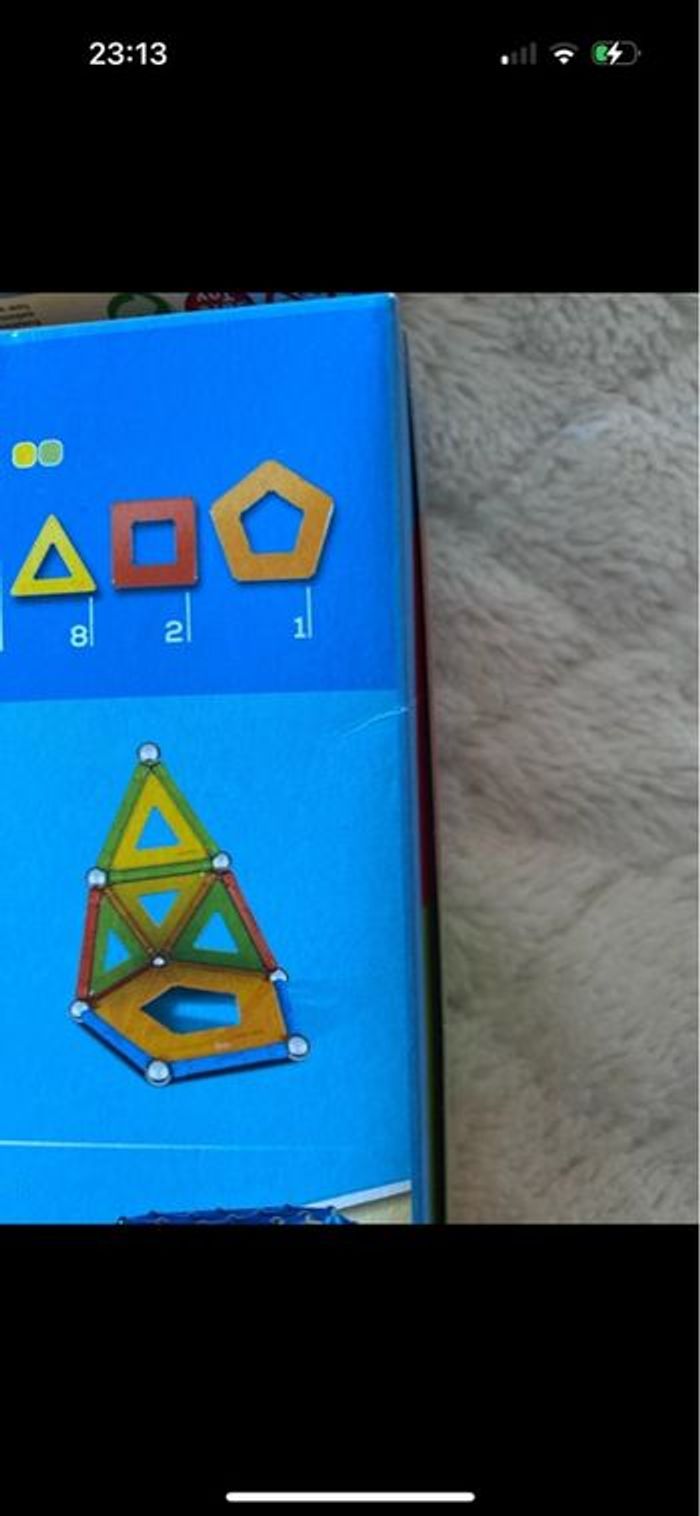 Lot de 3 boites neuves de Geomag rainbow - photo numéro 2