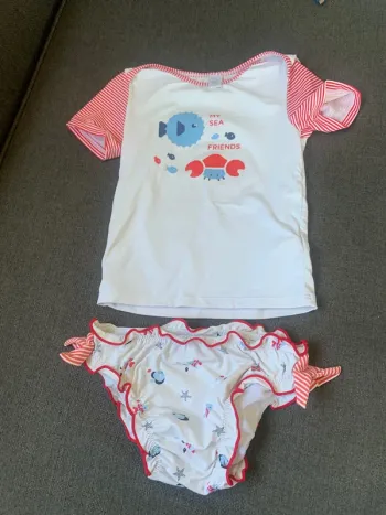 Ensemble de bain anti UV fille