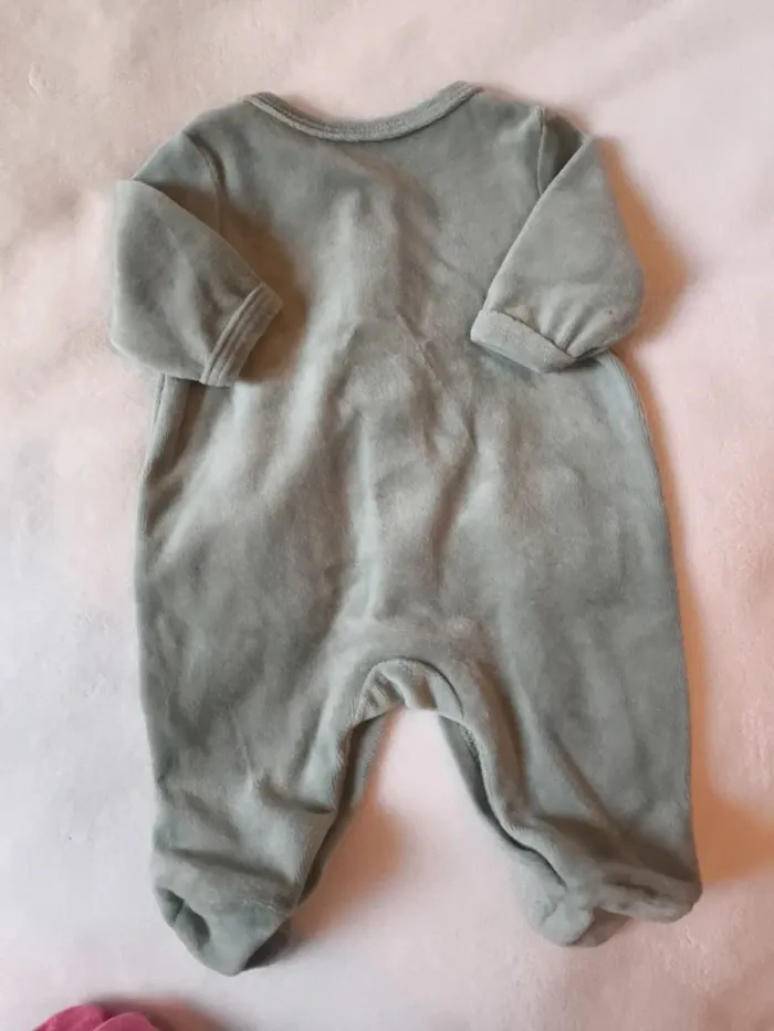 Lot de deux pyjamas 1 pièces mot d'enfant - photo numéro 10