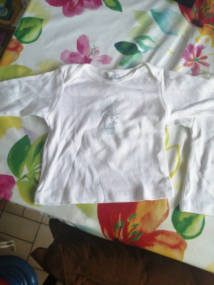 2 tee-shirts bébé - photo numéro 3
