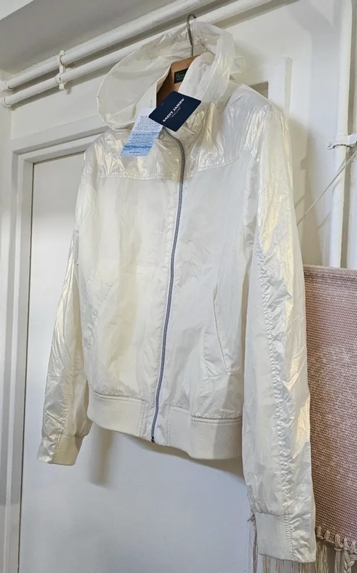 Veste Coupe Vent Parka Imper Trench Saint James Taille 40 - photo numéro 2