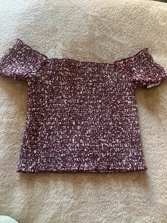 Top smocké Pull&Bear – Taille S - photo numéro 2
