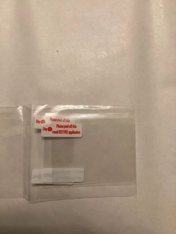 vitre de protection haut et bas pour Nintendo ds