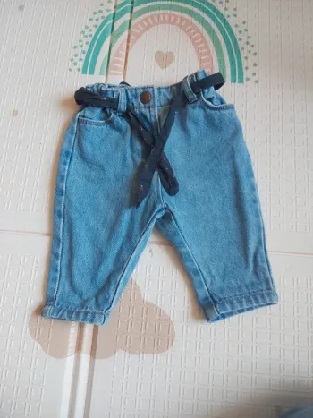 Jean à ceinture cerises