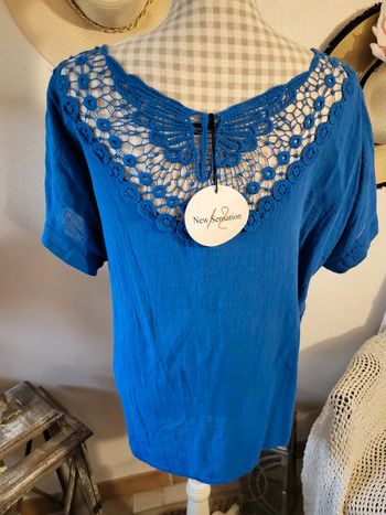 Blouse lin coton