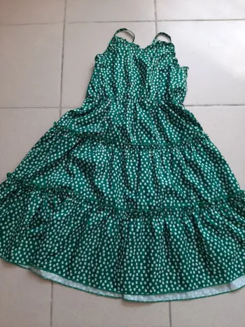 Robe fille avec ceinture 10 ans