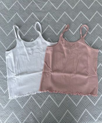 Lot de 2 débardeurs à fines bretelles La Redoute 16 ans