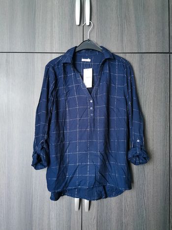 Blouse bleu marine