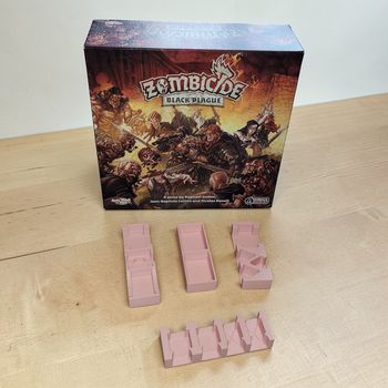 Insert / Rangement Rose Zombicide: Black Plague – Jeu non inclus