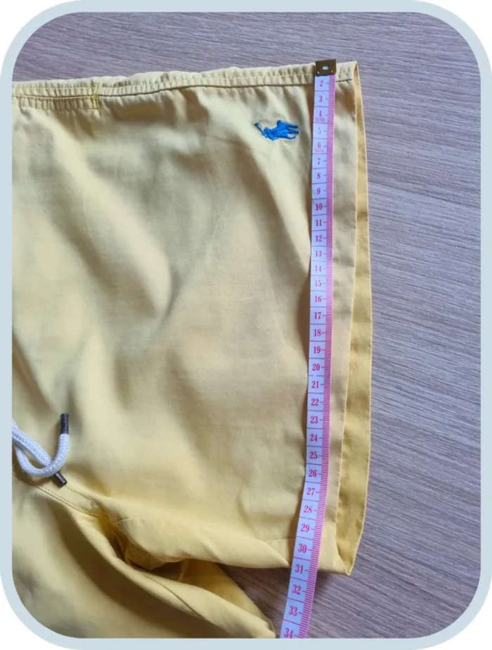 Short de bain jaune Homme Ralph Lauren Taille M - photo numéro 7