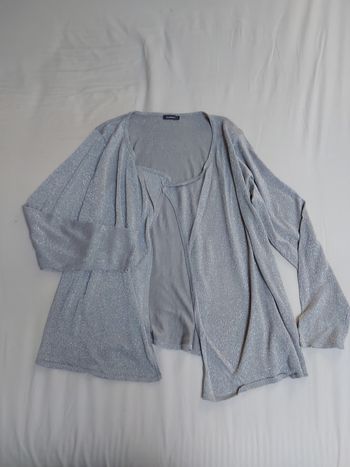 Gilet à pans pailleté
