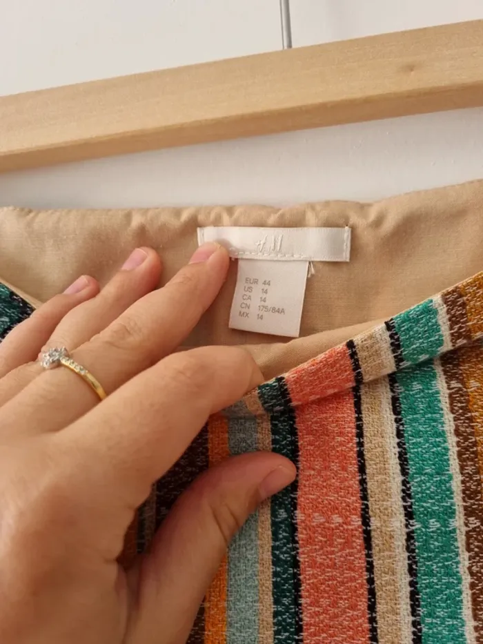 Jupe multicolore rayée - photo numéro 4