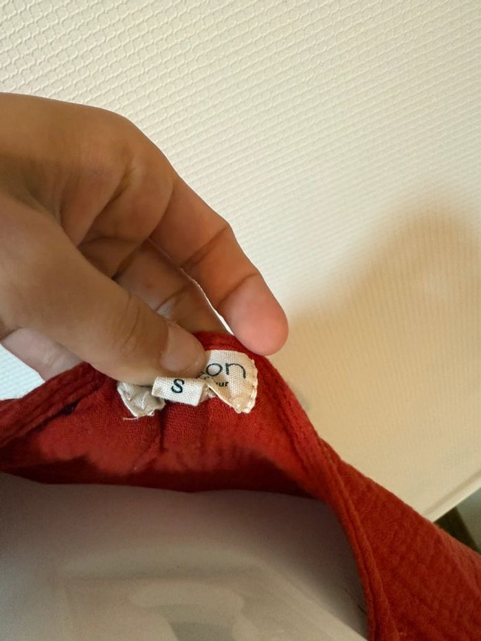 Blouse en très bon état taille S bordeaux season - photo numéro 7