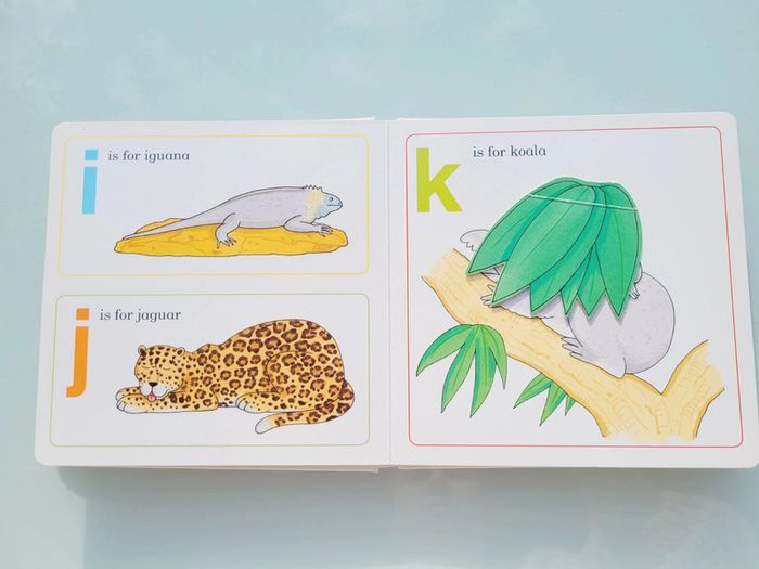 Livre imagier animé de flaps en anglais ; 🦥 ABC Zoo 🐼 - photo numéro 8