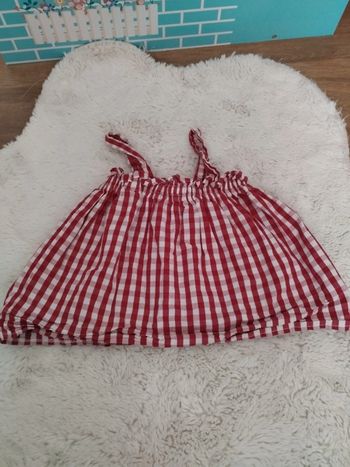 Joli Top vichy taille 4 ans