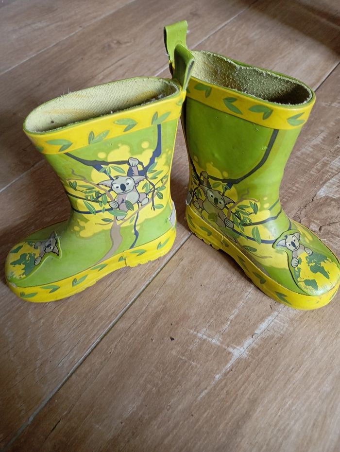 Bottes de pluie enfant mixte T21 jungle - photo numéro 2